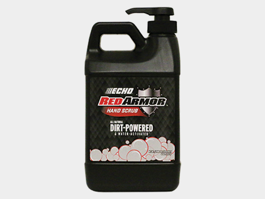 Red Armor Hand Scrub