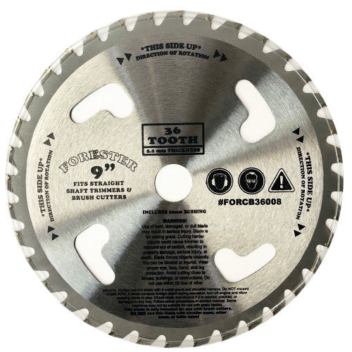 9 inch carbide brush and grass blade