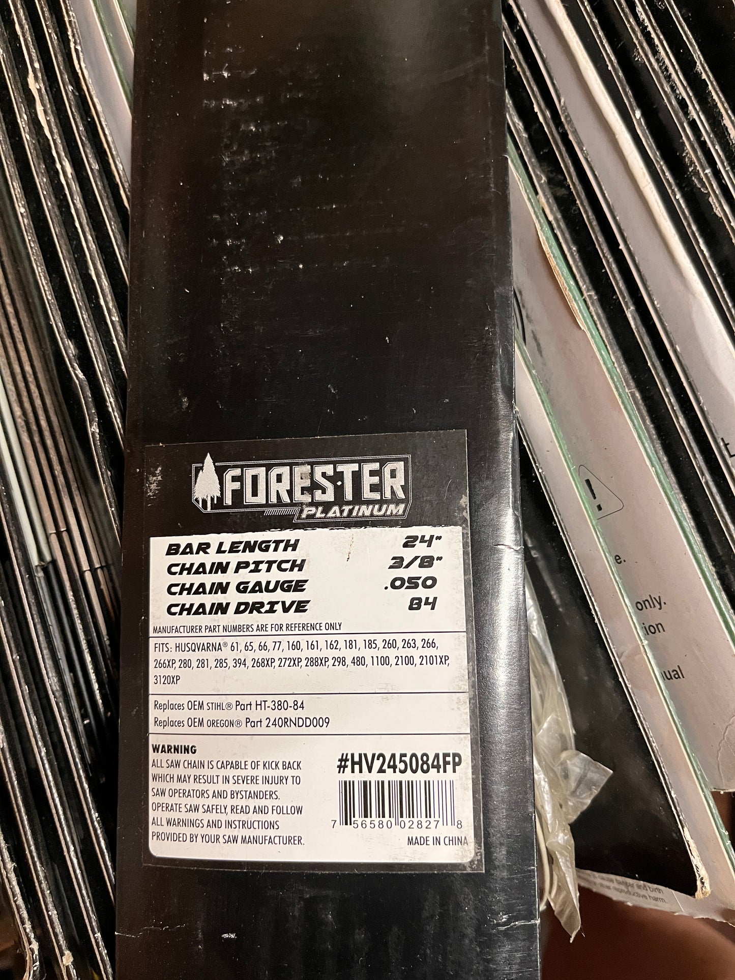 HV245084FP Forester Sprocket Nose Bar 24 Inch