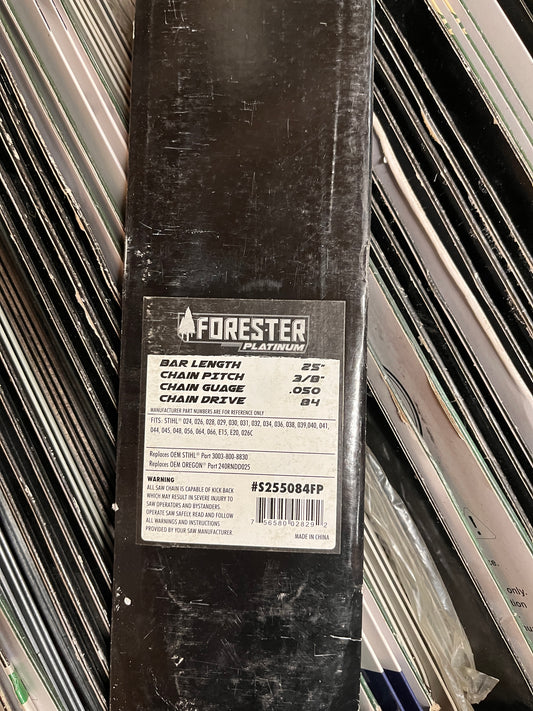 Forester S255084FP Platinum Sprocket Nose 24 Inch