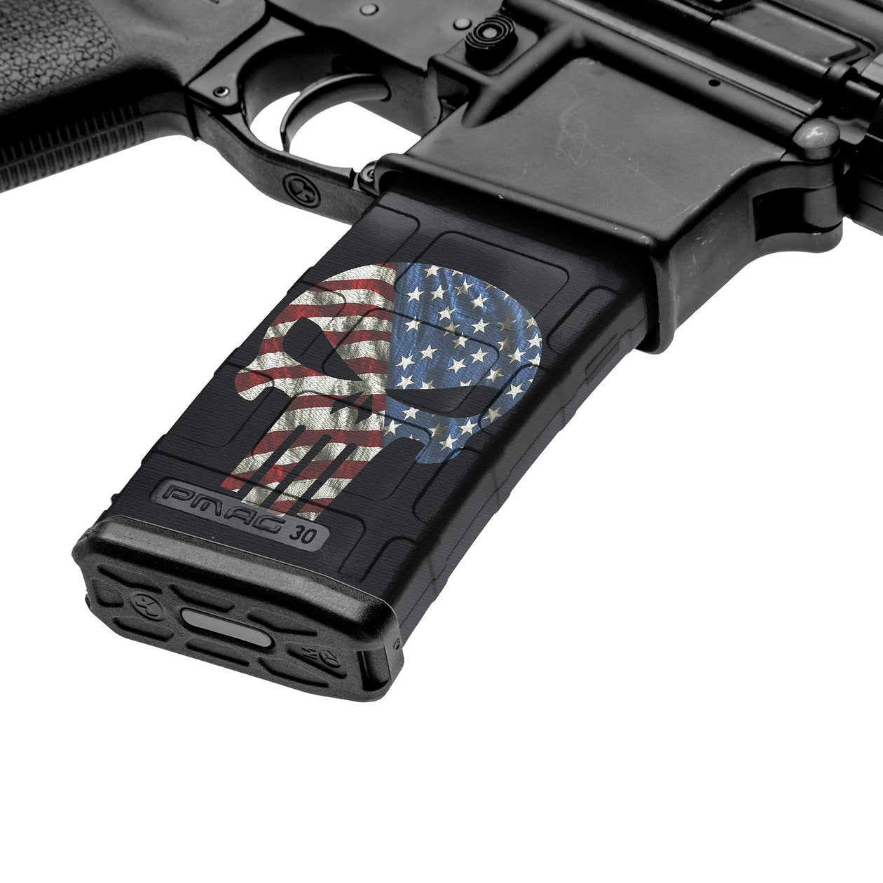 GS Skull America- AR-15 Mag Skin Premium Vinyl Wrap