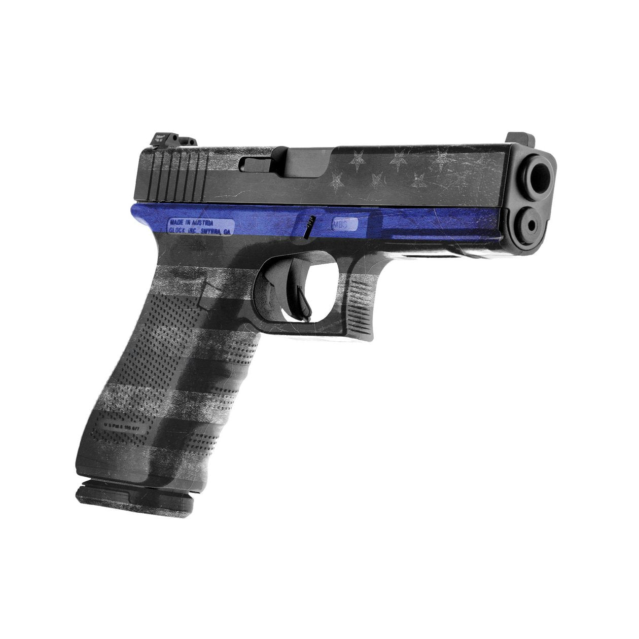 GS Thin Blue Line - Pistol Skin Premium Vinyl Wrap