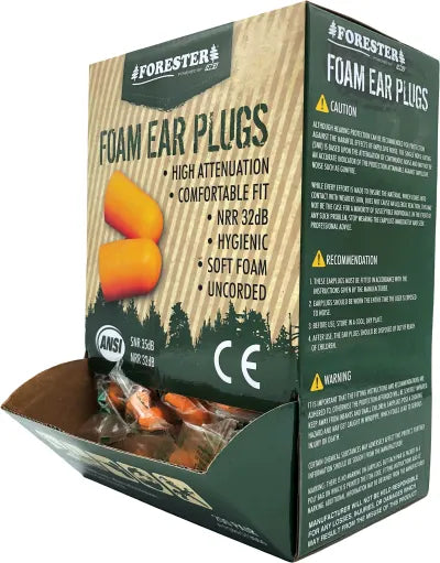 Forester® Uncorded Foam Ear Plugs