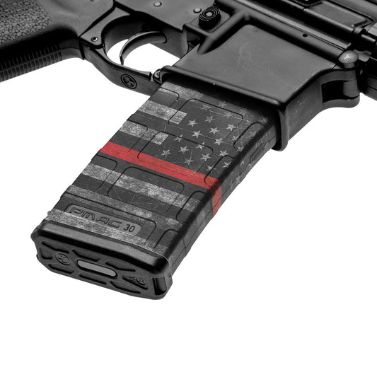 GS Thin Red Line- AR-15 Mag Skin Premium Vinyl Wrap